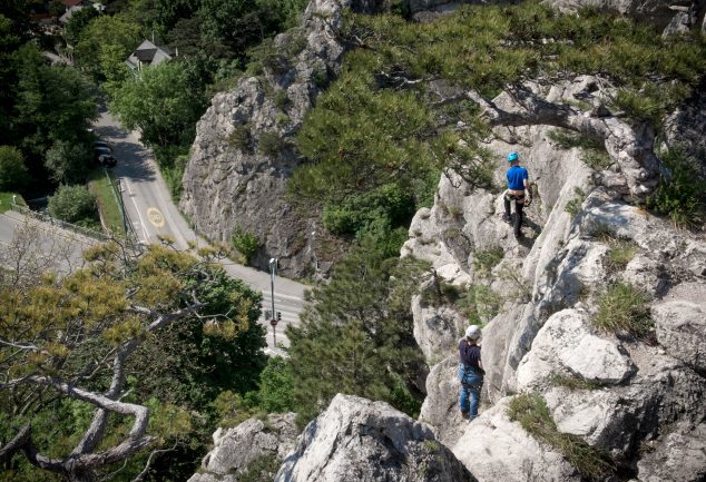 Klettersteig in Mödling