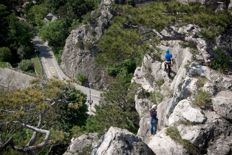 Klettersteig in Mödling